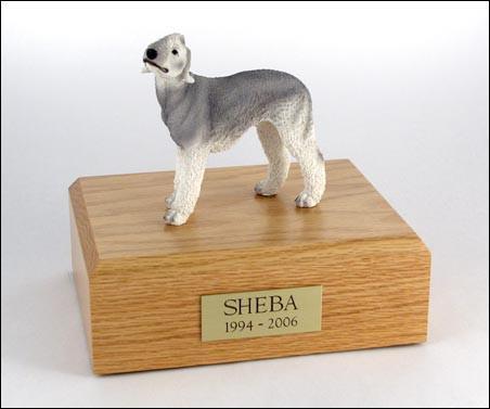 Bedlington Terrier, Gray Tr200-314 Figurine Urn