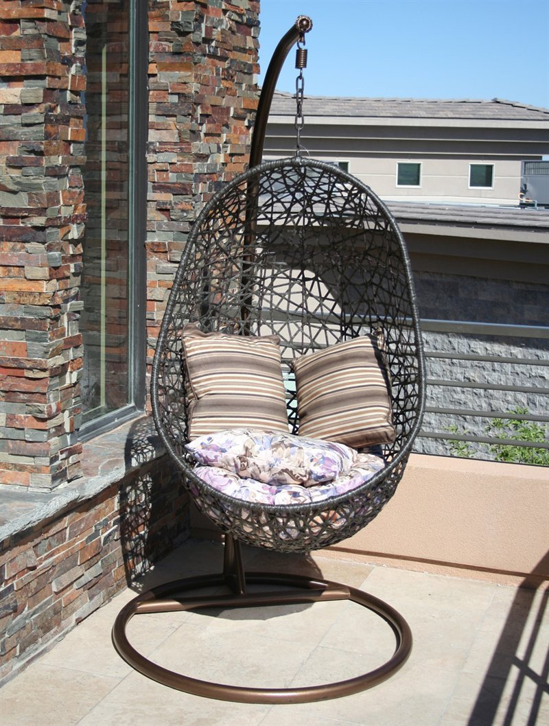 Patio Heaven Ph-bnest-54 Birds Nest Hanging Patio Lounge Chair