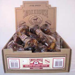 Smokehouse Porky Bone Shelf Display Box 12ct (84091)