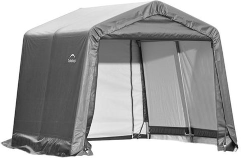 ShelterLogic 72803 10x8x8 ft. Peak Style Shelter - Gray