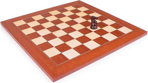 Mahogany Maple Deluxe Chess Board 2 Squares