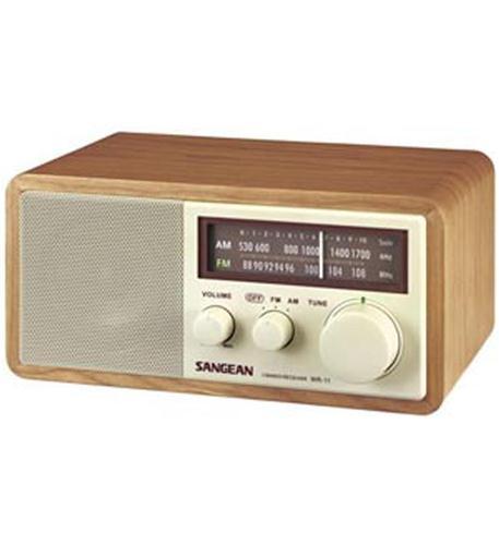 Sangean San-wr11 Wood Table Top Radio