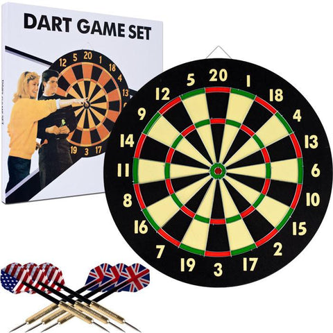 Trademark Commerce 15-DG5218 TGT Dart Game Set with 6 Darts & Board
