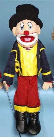 28 Clown w Hat Fully Body Puppet GS4903