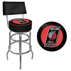 Trademark Commerce NBA1100-PTB Portland Trail Blazers NBA Padded Swivel Bar Stool with Back