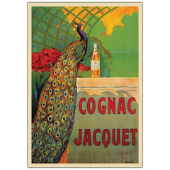 Cognac Jacquet by Camille Bouchet-Framed 35x47 Canvas Art