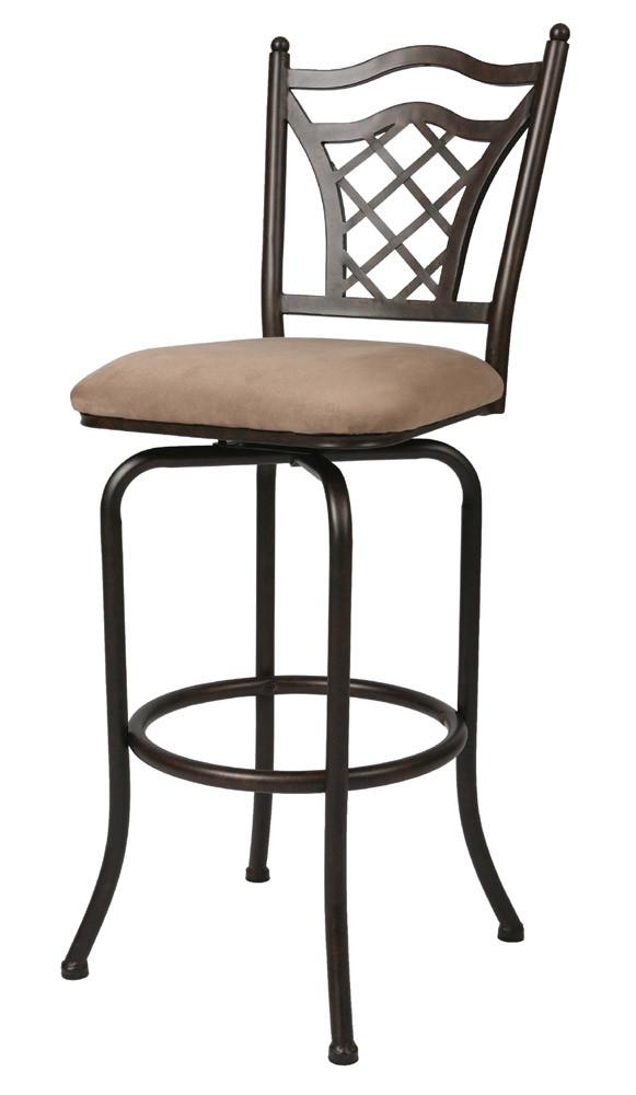 Tscshops Exclusive! Tsc Furniture 26" Barstool In Autumn Rust Upholstered In Topanga Brown
