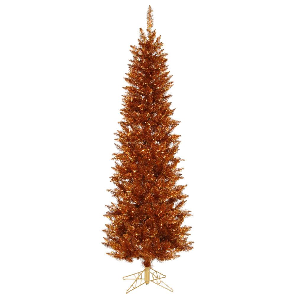 10 Vickerman A105686 Copper Spruce Copper Christmas Tree
