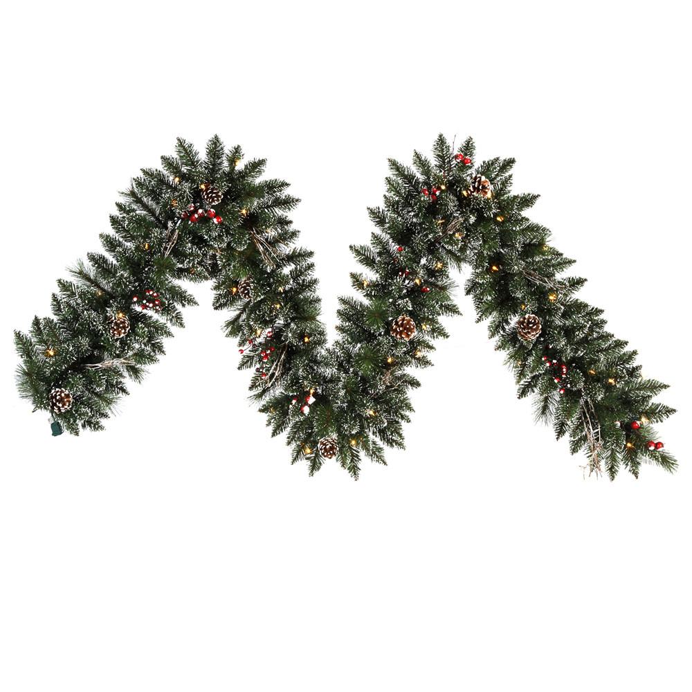 1 Vickerman B106313 Snow Tip PineBerry Frosted