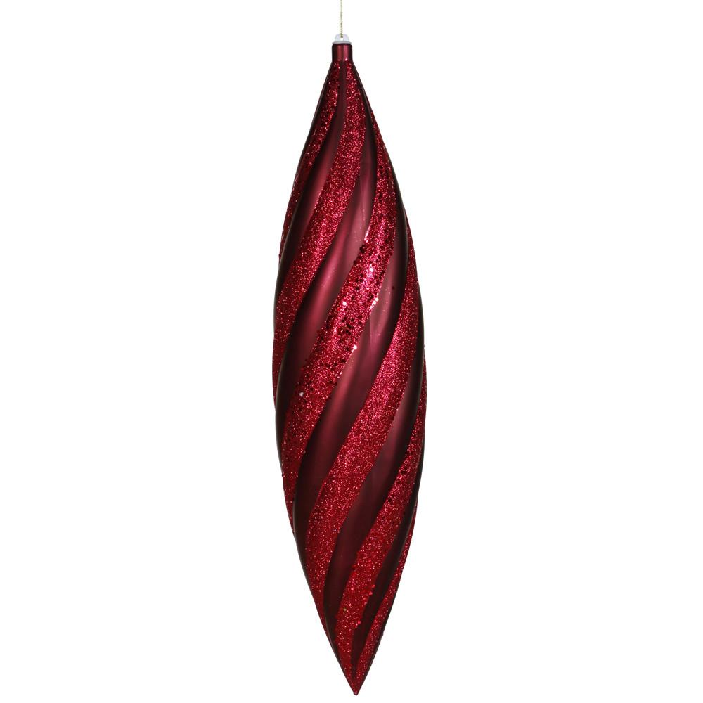 21 Vickerman M114605 Swirl Drop Burgundy