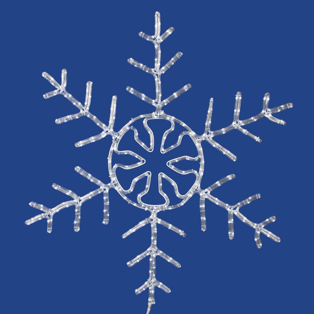 2 Vickerman X106224 Snowflake Pure White