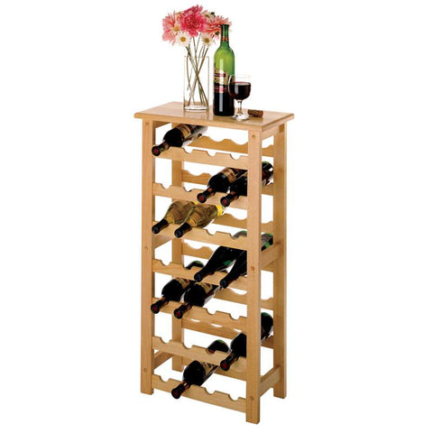 Winsome Wood 83028 28-Bottle Wine Rack