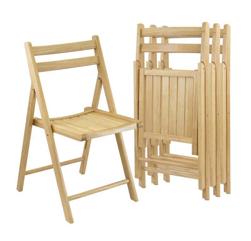 Winsome Wood 89430 Set Of 4 Folding Chairs (89131)