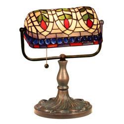 Tiffany Style Art Glass Desk Lamp By Warehouse Of Tiffany Ks20 Mb50