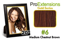 Pro-Extensions PRCT-20-6 #6 Medium Brown Pro Cute