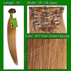 Pro-Extensions PRST-14-27 #27 Dark Golden Blonde - 14 inch