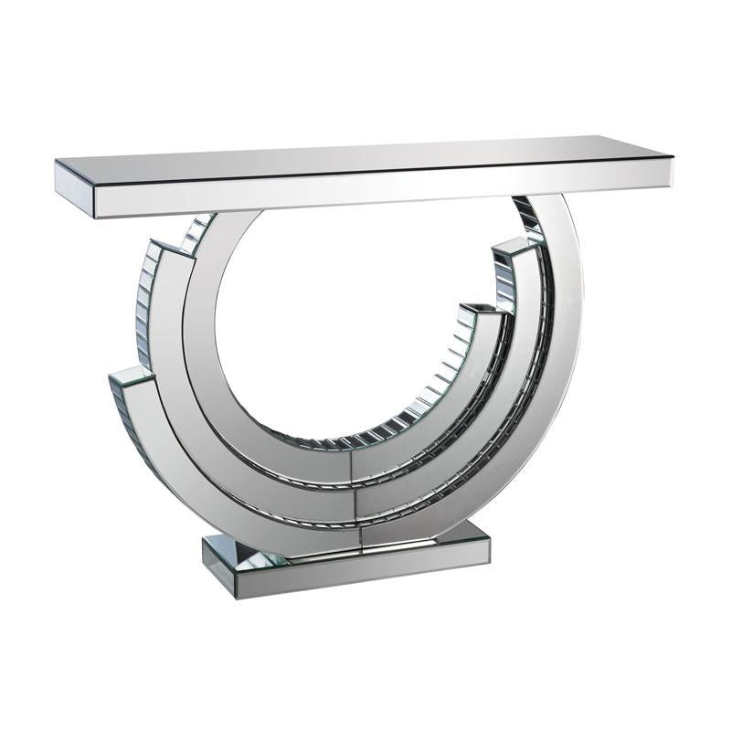 Lazy Susan 173-014 Layered Crescent Mirrored Console