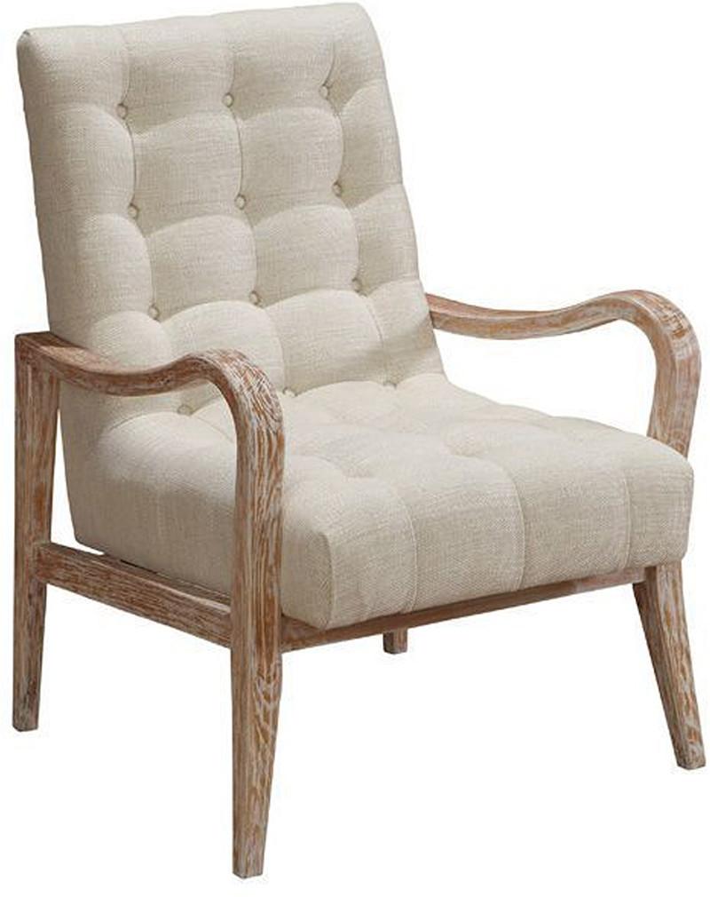 Armen Living Lcrechcr Regis Accent Chair In Cream