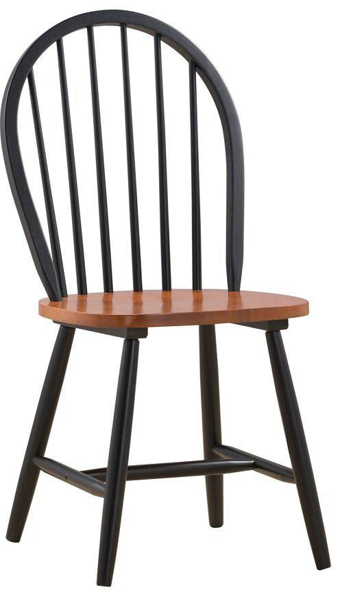 Boraam 31516 Farmhouse Chair, Set Of 2, Black/cherry