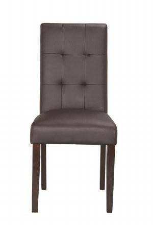 Boraam 82318 Lyon Parson Dining Chair, Set Of 2, Brown