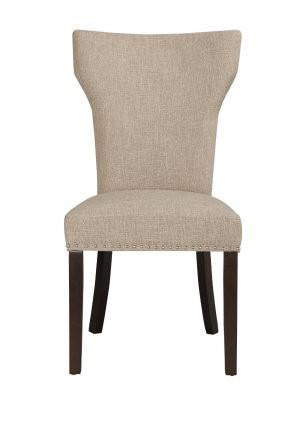 Boraam 82518 Monaco Parson Dining Chair, Set Of 2, Oatmeal