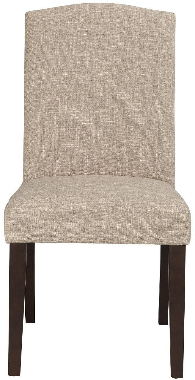 Boraam 83518 Champagne Parson Dining Chair, Set Of 2, Oatmeal