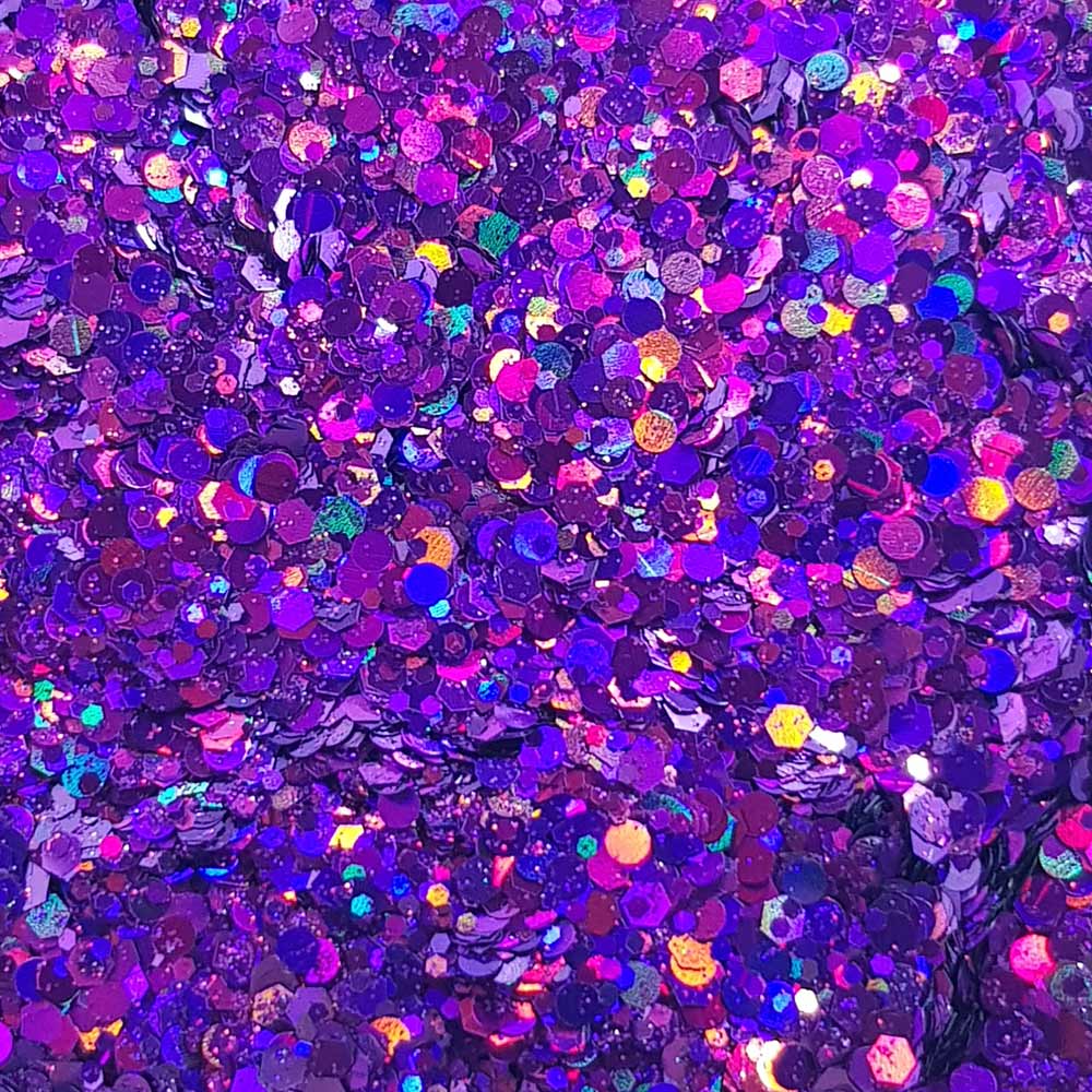 Purple Festival Glitter (Holographic Chunky Glitter Mix) –  