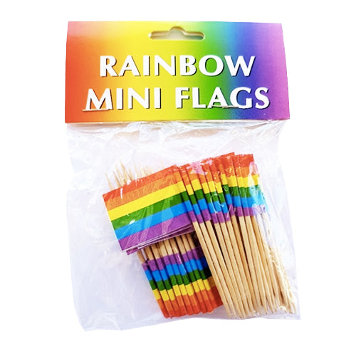 toothpick gay pride rainbow flag free