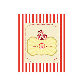 Table Sign: 8x10: Circus (BUY)