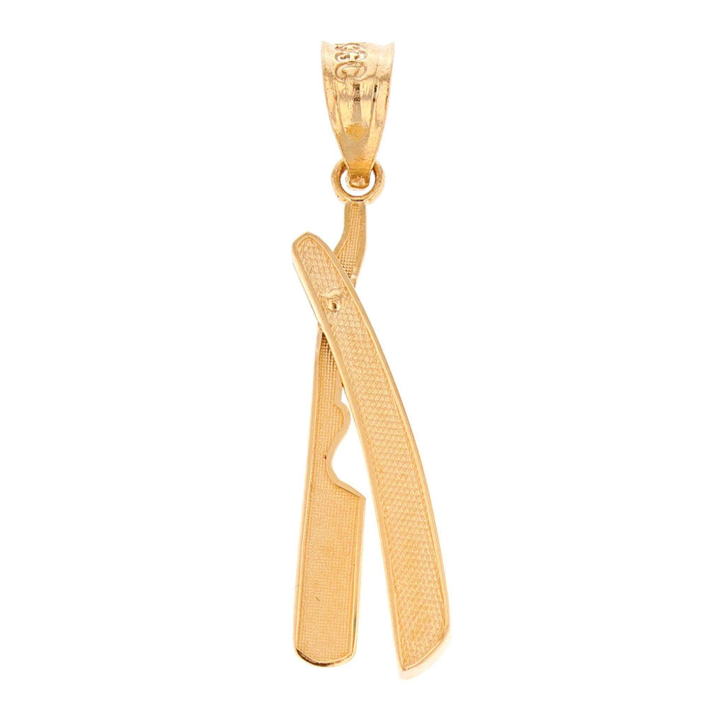 gold straight edge razor