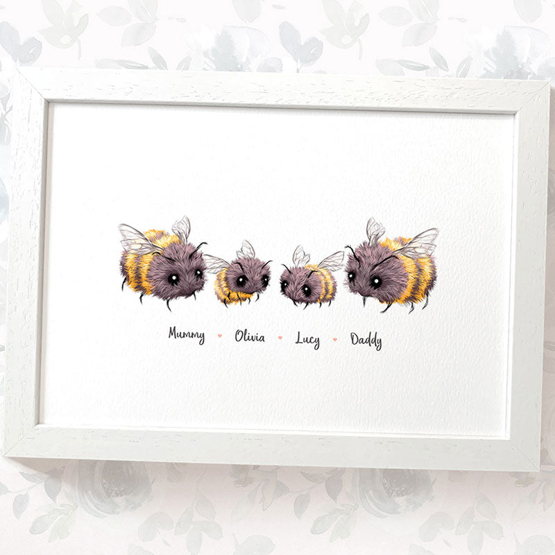 Bee Family Print
