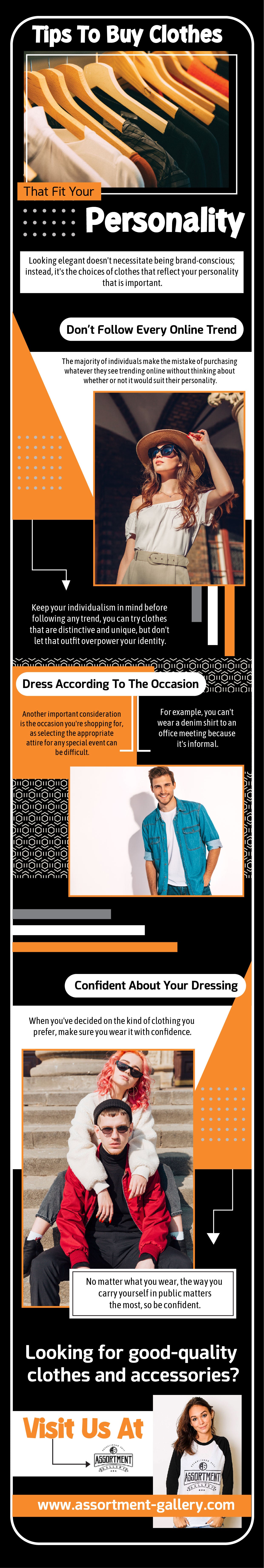 Tips to buy clothes that fit your personality