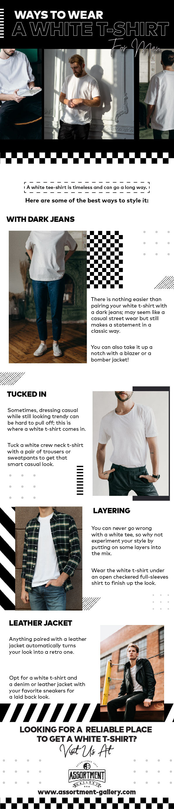 Ways To Wear A White T-Shirt For Men