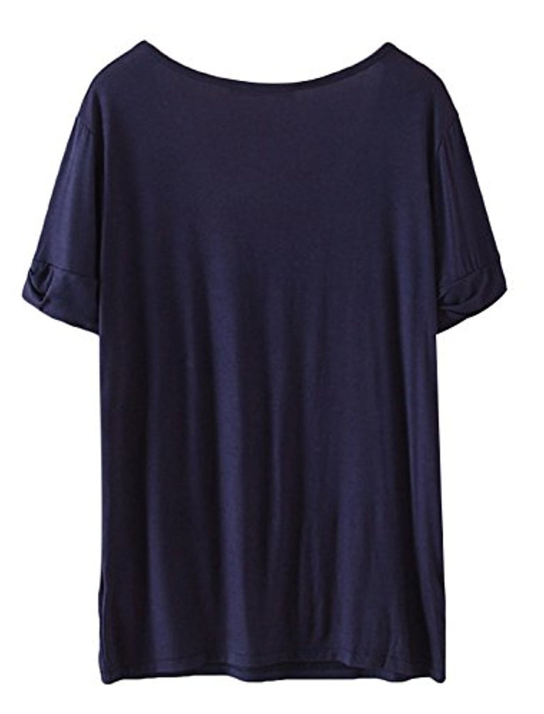 Women's Summer Short Sleeve Loose Casual Tee T-Shirt – Dresscount