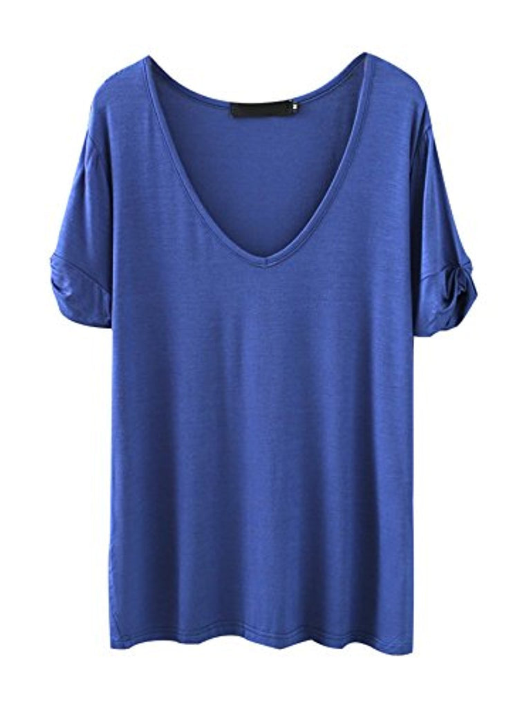 Women's Summer Short Sleeve Loose Casual Tee T-Shirt – Dresscount