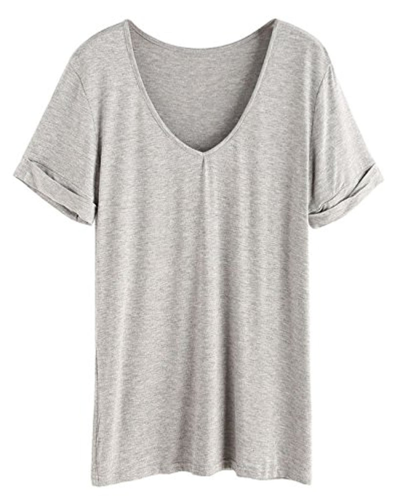 Women's Summer Short Sleeve Loose Casual Tee T-Shirt – Dresscount