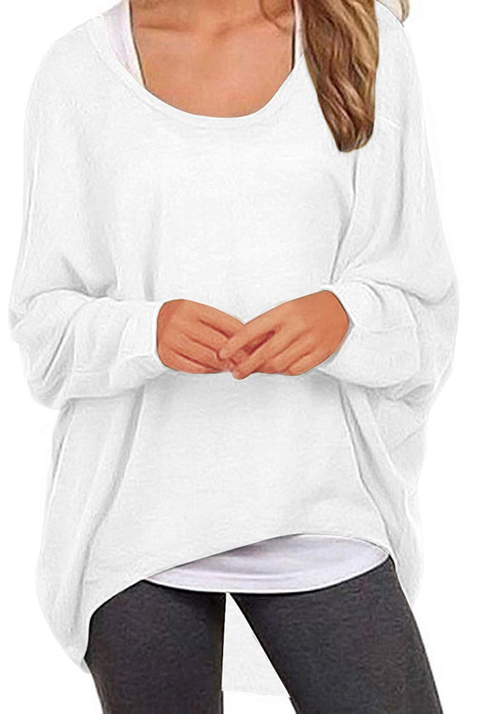 Women's Sweater Casual Oversized Baggy Loose Fitting Shirts Batwing Sl –  Dresscount