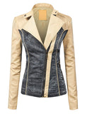 Womens Hooded Faux leather Jacket – Dresscount