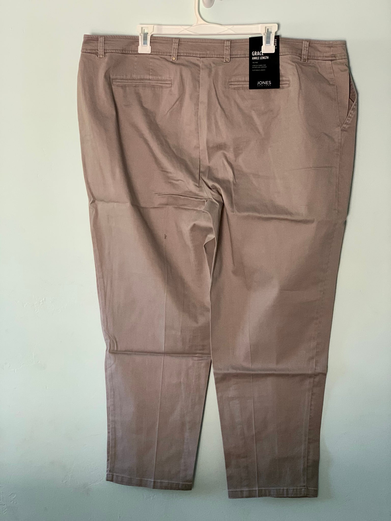 Jones New York Grace Cotton Ankle Pants, Size 20W – Midtown Bargains