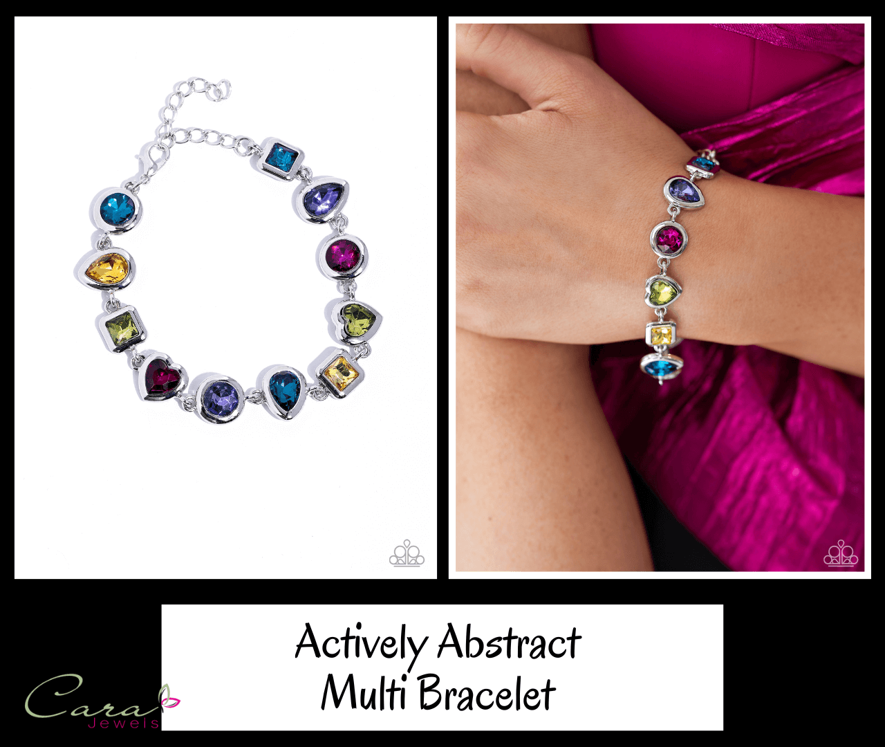 Paparazzi Actively Abstract Multi Bracelet on CarasShop.com