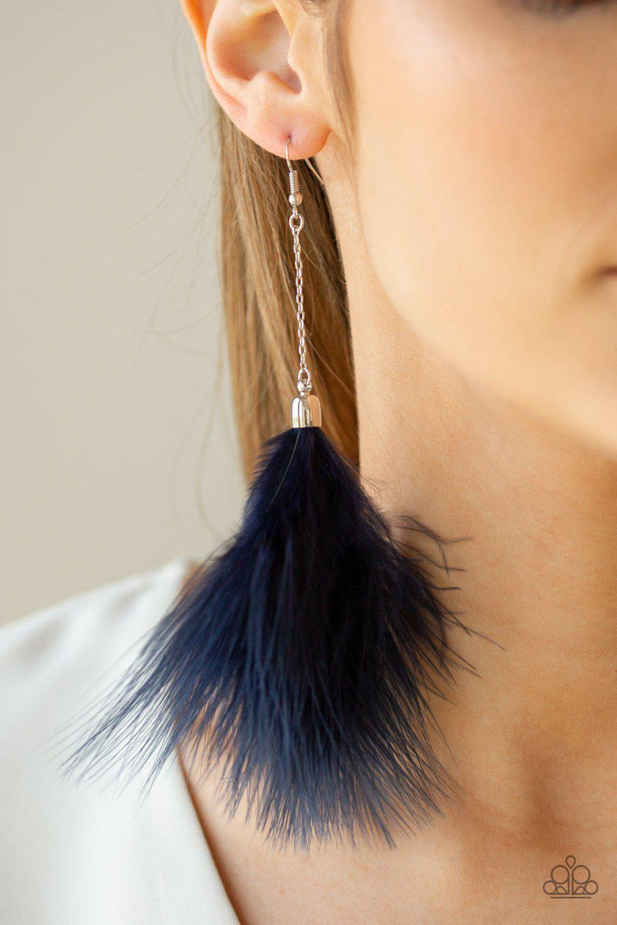 Light Dusty Blue Stud Earrings • Petra Slay Design