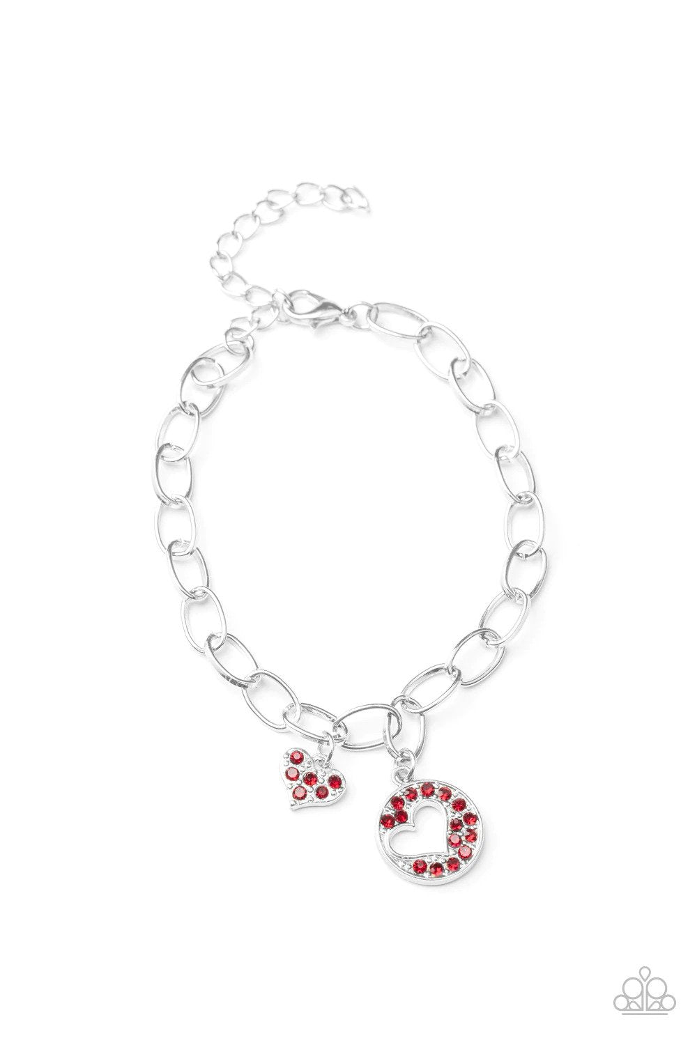 Heartachingly Adorable - Red Bracelet - Paparazzi Accessories – Bedazzle Me  Pretty Mobile Fashion Boutique