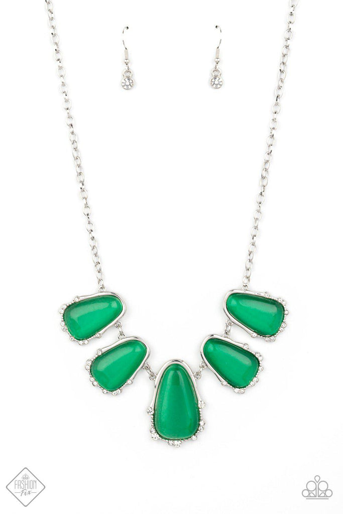 Gala Gleam - Green Paparazzi Necklace – sofancyjewels