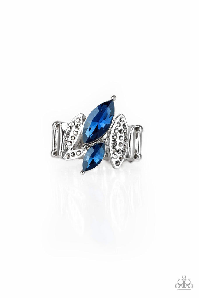 Stay Sassy Blue Rhinestone Ring Paparazzi Accessories 5 00 Jewelry