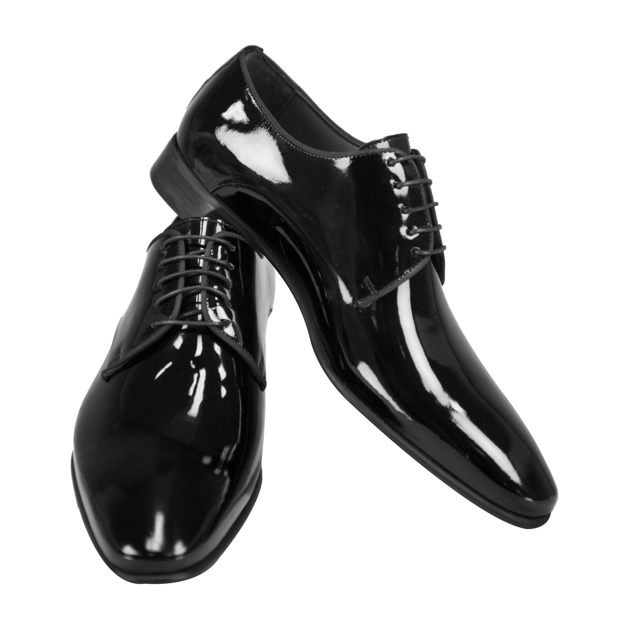 mens black lace shoes