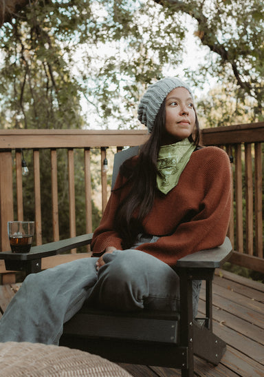 a person sitting on a bench