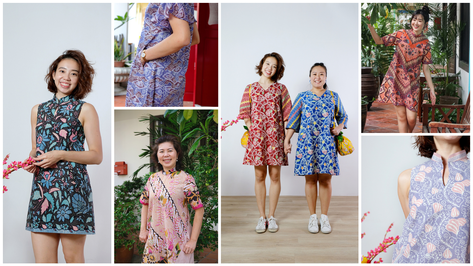 Comfy A-line Batik Dresses