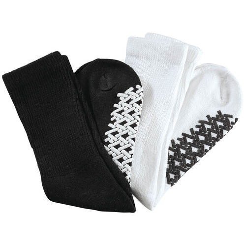 Silver Steps™ Diabetic Gripper Socks, 2 Pairs — uniquesshop.com