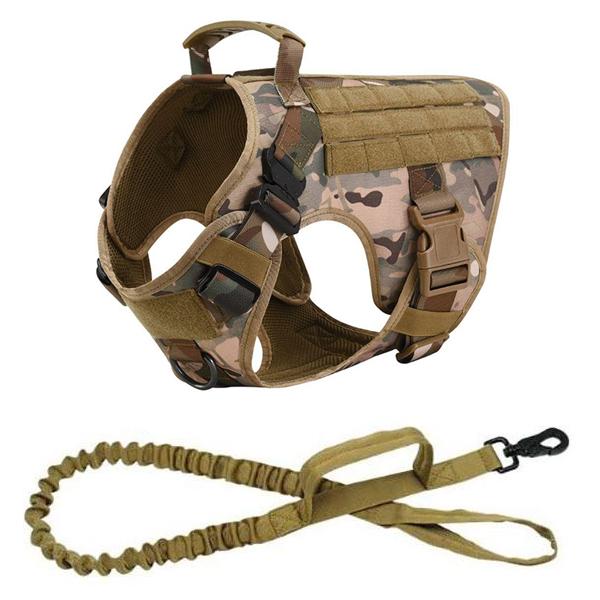 Tactical Dog Harness w/ Tactical Bungee Leash V2 – German Shepherd Shop