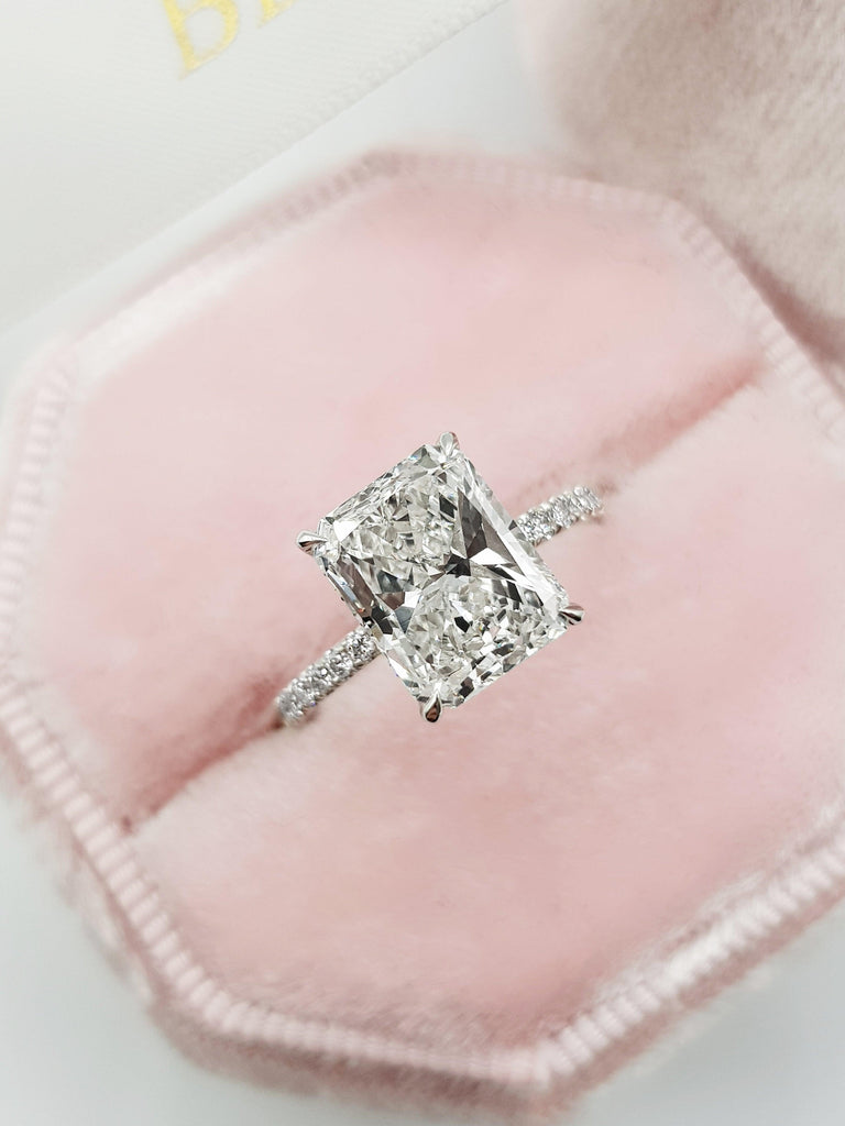 3 carat radiant cut diamond ring price